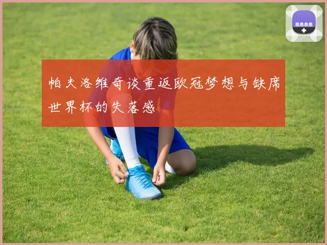 帕夫洛维奇谈重返欧冠梦想与缺席世界杯的失落感
